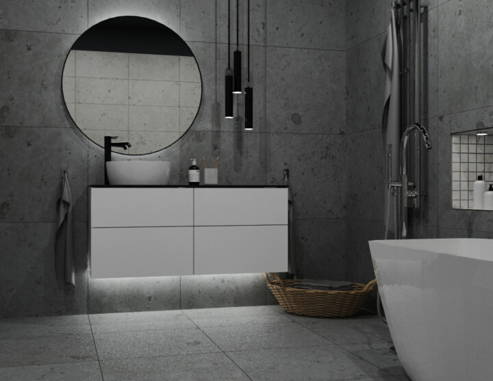 Bathroom designed in Spark Blueprint 3D Planning Software