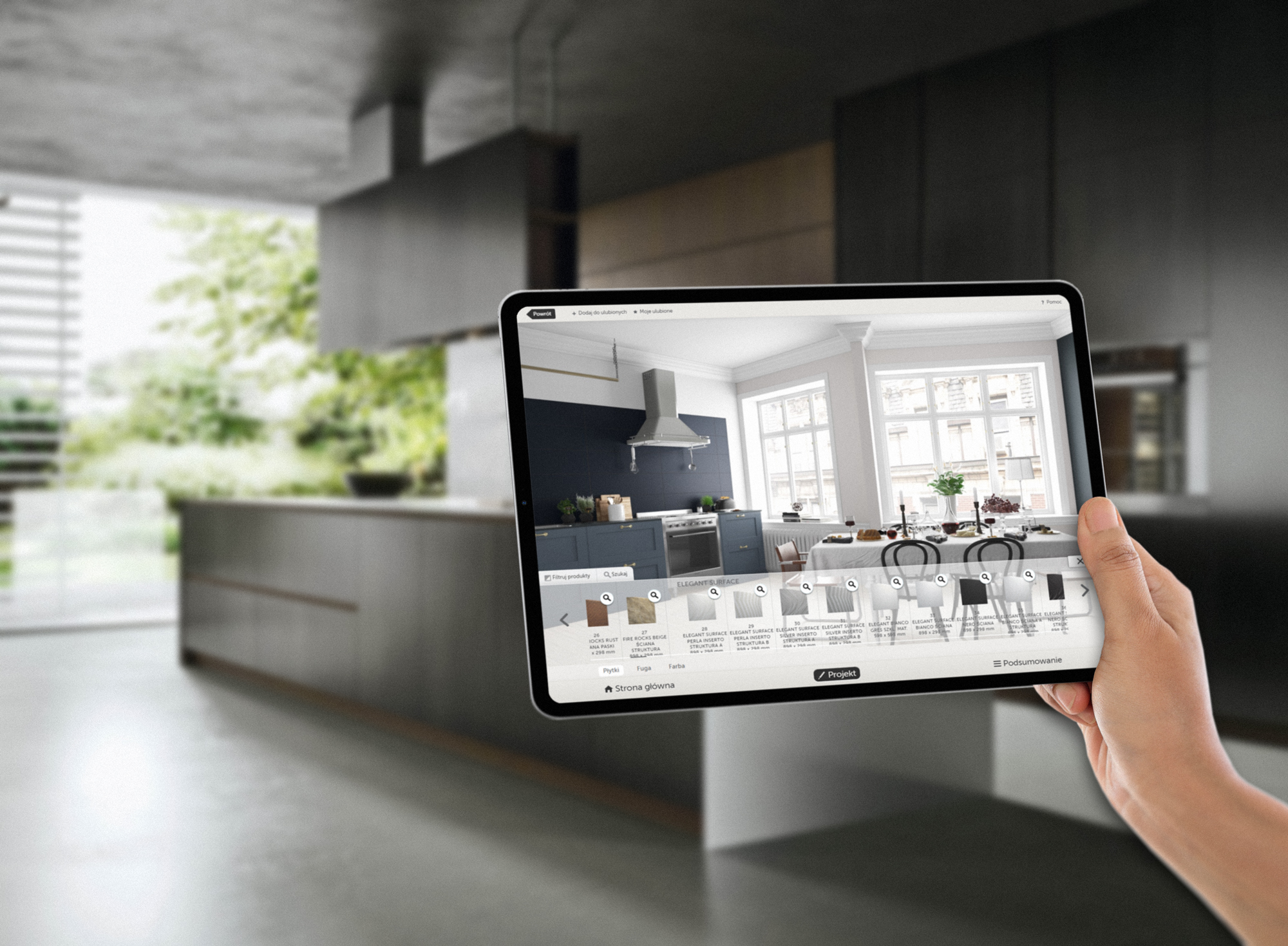 Spark Vision ipad with Kitchen Design Software