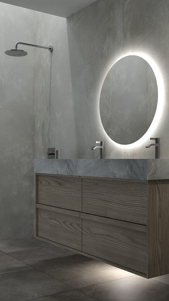 Shower & Basin Designed in Spark Blueprint
